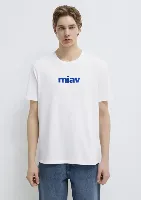 Resim Mavi Erkek T-Shirt M067153-620