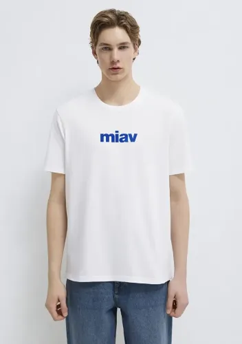 Resim Mavi Erkek T-Shirt M067153-620