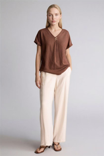 Resim Defacto Kadın T-shirt H1173AX/BN320