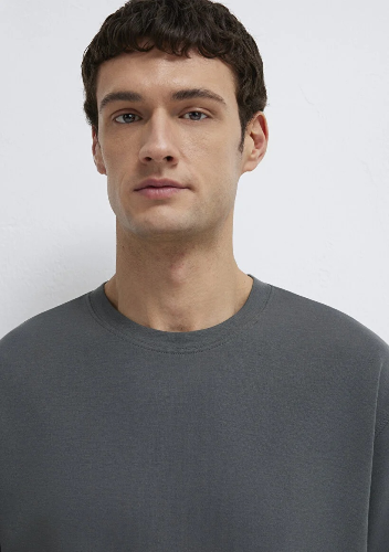 Resim Mavi Erkek T-shirt M0612731-70088