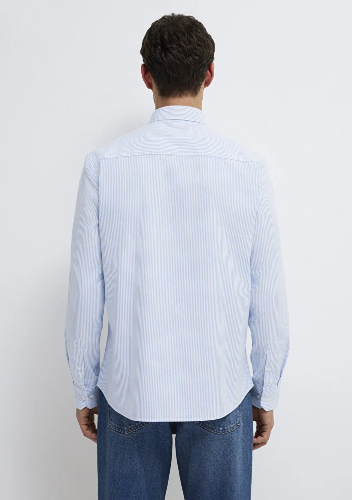 Resim Mavi Erkek Uzun Kol Gömlek M0211916-91471