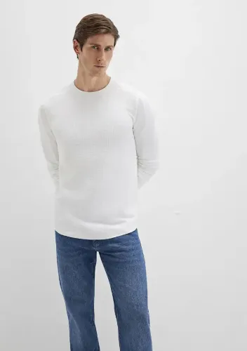 Resim Mavi Erkek T-Shirt M0610106-70054