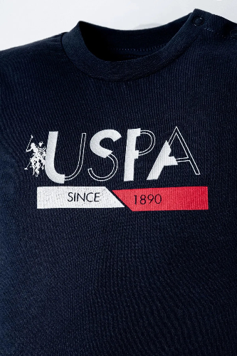 Resim U.S. Polo Assn Bebek Erkek Bebek Şort Takım Usb2869