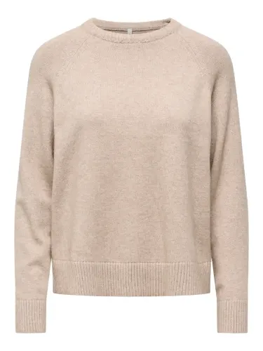 Resim Only Onlprıncess Ls O-Neck Raglan Knt Noos Kadın Kazak 15381869