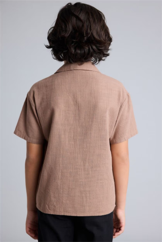 Resim Defacto Erkek Çocuk Kısa kol Gömlek H3025A8/BN554