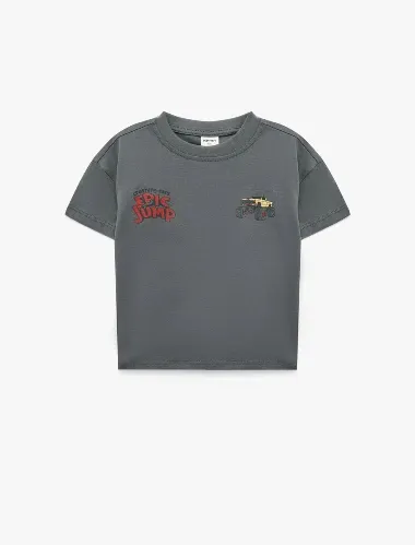 Resim Koton Erkek Bebek T-shirt 6SMB10188TK