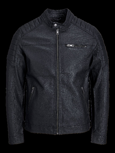 Resim Jack & Jones Jjerocky Jacket Noos Erkek Deri Mont Ve Ceket 12147218