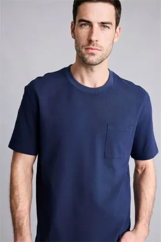 Resim Defacto Erkek T-shirt G7221AX/NV241
