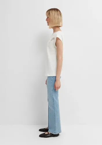 Resim Mavi Kadın T-shirt M1613946-70057