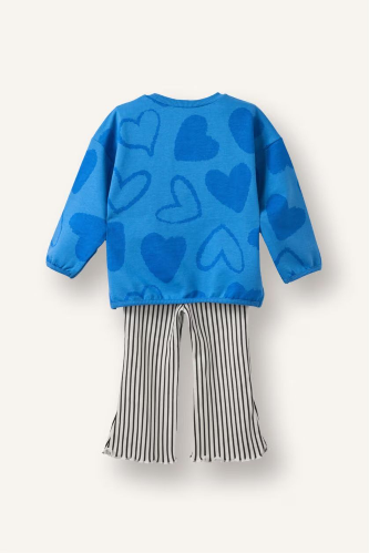 Resim Defacto Kız Bebek Sweat Takım H1240A5/BE277