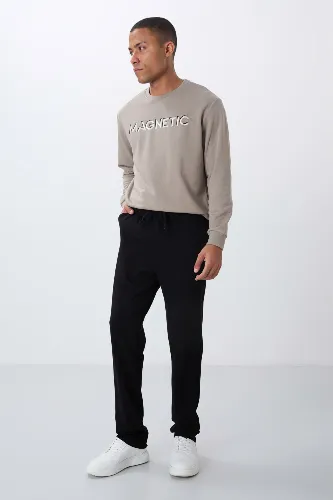 Resim T06Er-84682 Düz Paça Erkek Eşofman Alt