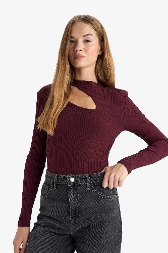 Resim Defacto Kadın T-shirt C8473AX/BR34