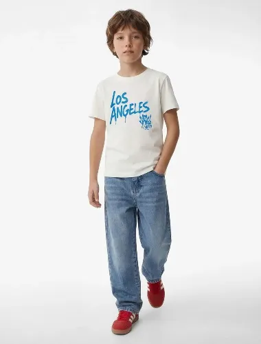 Resim Koton Erkek Çocuk T-shirt 6SKB10538TK