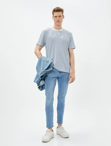 Resim Koton Mıchael Erkek Jean Pantolon 6Sam40063Nd