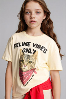 Resim Defacto Kız Çocuk T-shirt G1767A8/YL521