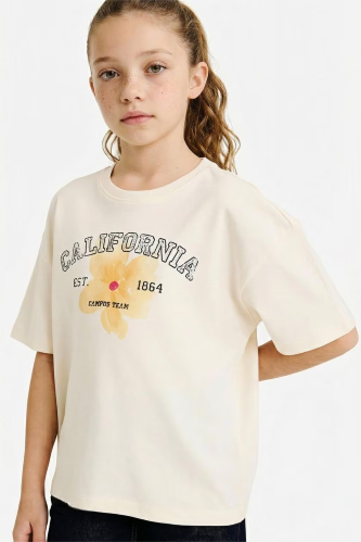 Resim Defacto Kız Çocuk T-shirt G1766A8/ER98