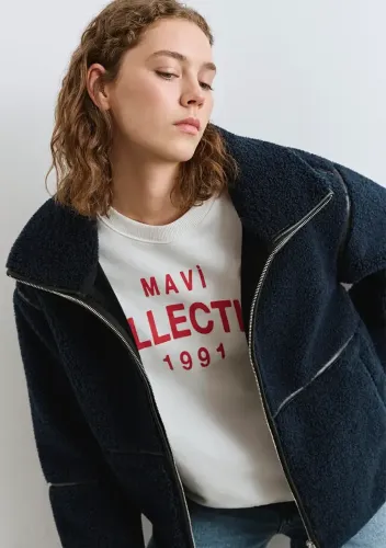 Resim Mavi Kadın Ceket M1110719-90372