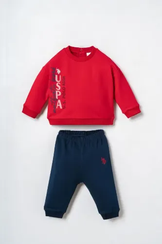 Resim U.S. Polo Assn Bebek Erkek Bebek Sweat Takım USB3163