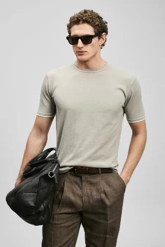 Resim Lufian Foster Erkek Triko T-shirt 111090146
