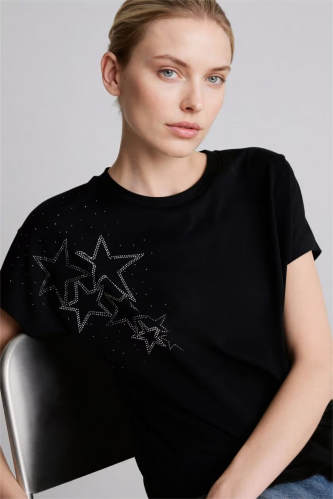 Resim Defacto Kadın T-shirt H2457AX/BK81