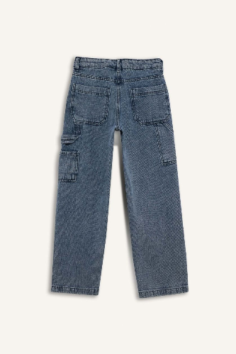 Resim Defacto Erkek Çocuk Jean Pantolon F9729A8/NM29