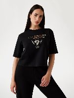 Resim Guess Athleisure  Kadın  T-shirt V4YI06I3Z14-FJ8N Aurelıe Boxy Tee