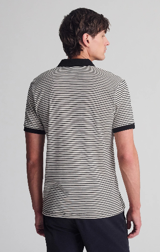 Resim Mavi Çizgili Polo Erkek T-Shirt M0611843-70055