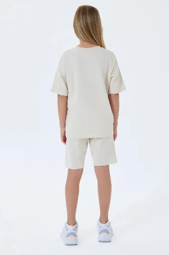 Resim U.S. Polo Assn Kids Kız Çocuk Şort Takım Us2527-G