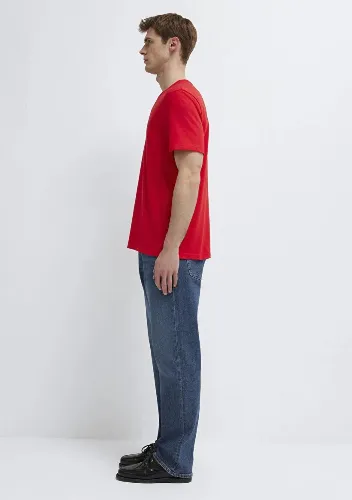 Resim Mavi Erkek T-shirt M0613186-70467