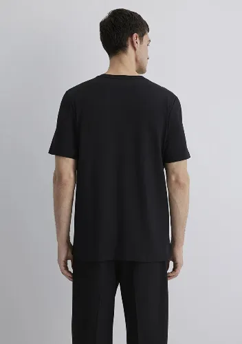 Resim Mavi Erkek T-shirt M0612689-900