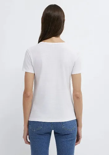 Resim Mavi Kadın T-shirt M1613981-620