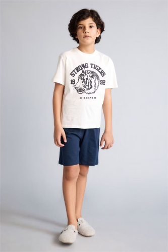 Resim Defacto Erkek Çocuk Şort Takım G8773A8/ER105