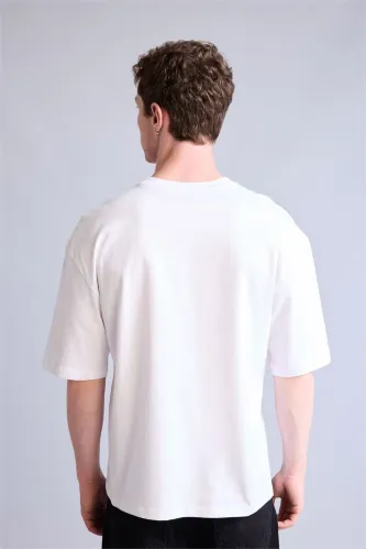 Resim Defacto Erkek T-shirt H6263AX/WT34