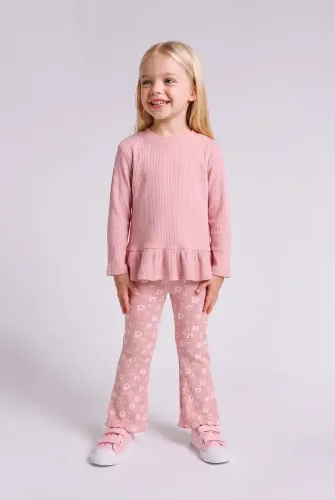 Resim Defacto Kız Bebek Sweat Takım I2906A5/BR138
