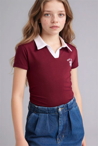 Resim Defacto Kız Çocuk T-shirt G1001A8/BR115