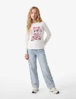 Resim Koton Kız Çocuk T-shirt 7WKG10077AK