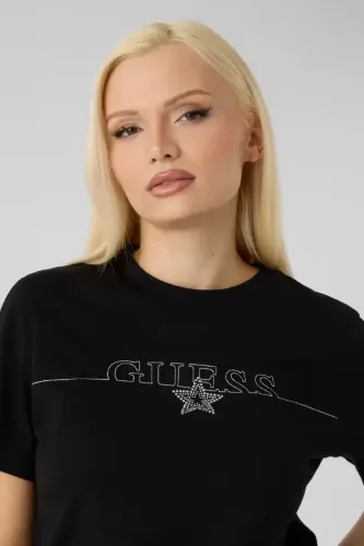 Resim V6YI05K4272-JBLK Gues Kadın T-shirt