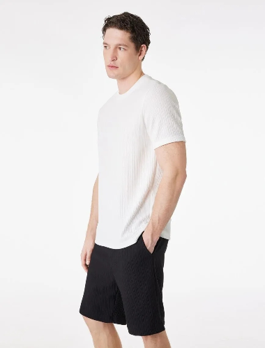 Resim Koton Erkek Kot&Kanvas Şort 6SAM40016MK