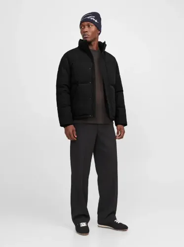 Resim Jack & Jones Jjesoho Puffer Collar Aw26 Sn Erkek Ceket 12298861