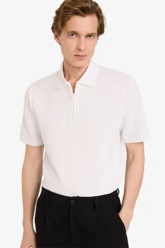 Resim Defacto Erkek T-shirt D7227AX/WT32