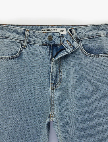 Resim Koton Kadın Jean Pantolon 6SAL40100MD