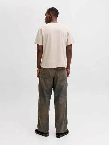 Resim Jack & Jones Jjdevın Daytona Prınt Tee Ss Crew Ln Erkek T-Shirt 12290173