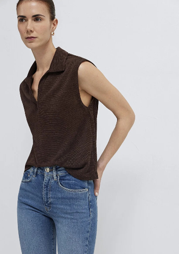 Resim Mavi Kadın T-shirt M1613952-70236