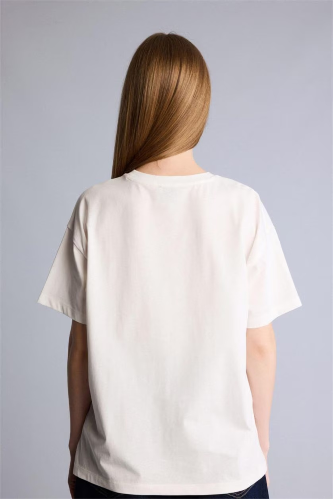 Resim Defacto Kadın T-shirt H6817AX/ER103