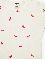 Resim Koton Kız Bebek T-shirt 6SMG10014AK