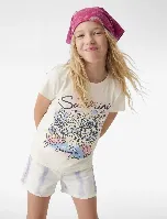 Resim Koton Kız Çocuk T-shirt 6SKG10336AK