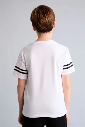 Resim Defacto Erkek Çocuk T-shirt H8321A8/WT34