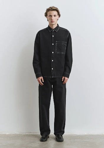 Resim Mavi Erkek Uzun Kol Gömlek M0211865-90850