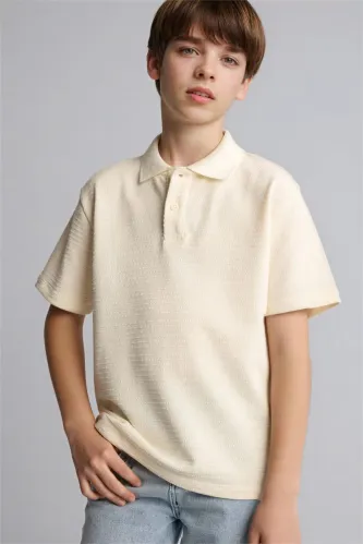 Resim Defacto Erkek Çocuk T-shirt H0913A8/WT46