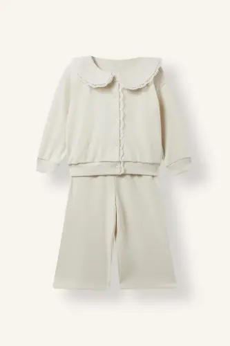 Resim Defacto Kız Bebek Sweat Takım I2905A5/ER117